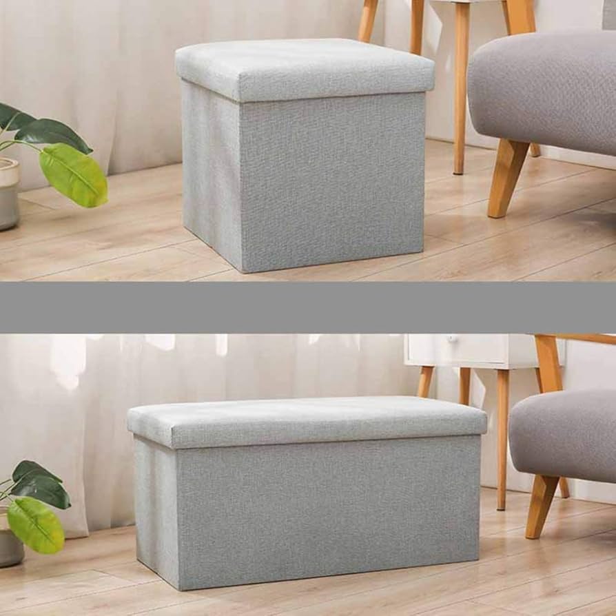 Amazon｜収納スツール 49*31*31 収納ボックス フタ付き おしゃれ