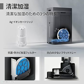 Amazon.co.jp: シャープ 加湿 空気清浄機 KI-TX75-W プラズマ