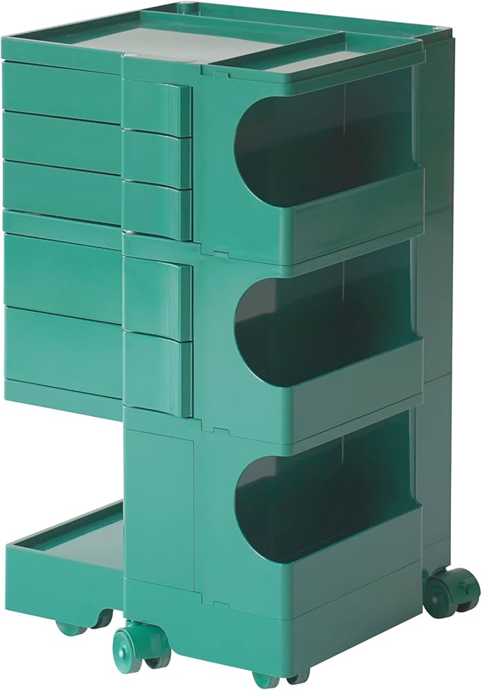 Amazon.co.jp: ボビーワゴン レプリカ 回転式手押し車 2段 3段 5トレイ