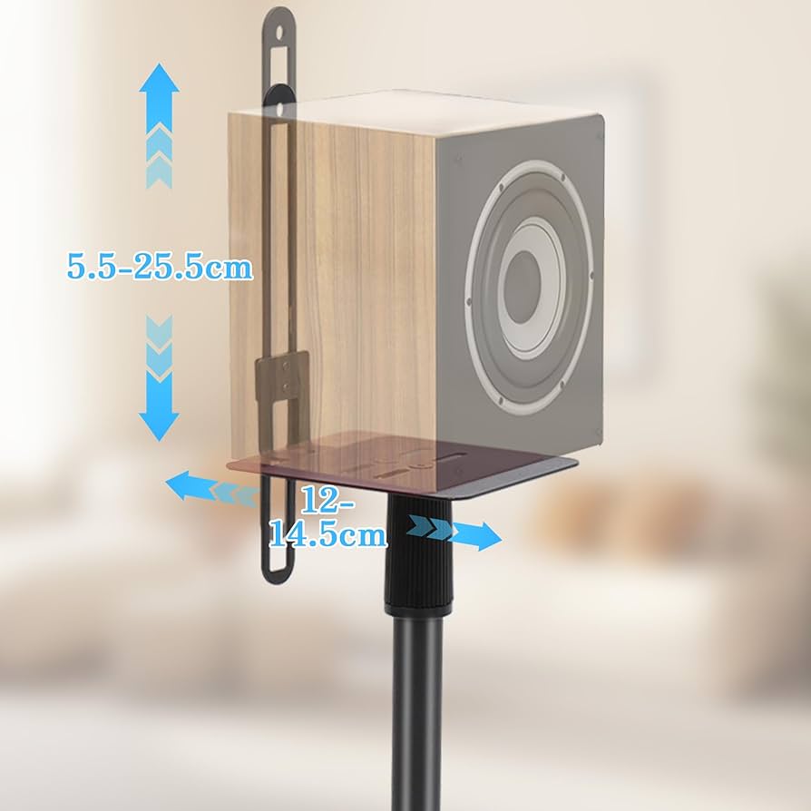 Amazon | Tcatec スピーカースタンド 2台1組 耐荷重5kg スピーカー台