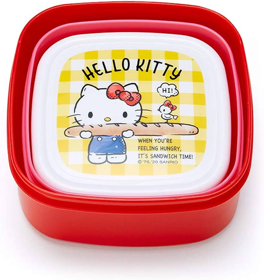 Amazon.co.jp: サンリオ(SANRIO) ハローキティ ランチボックス3個