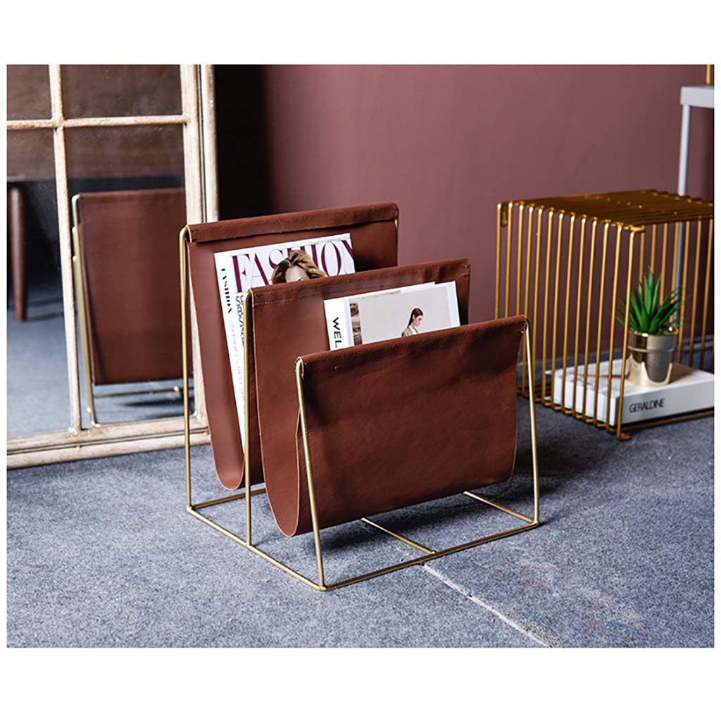 Amazon.co.jp: マガジンラック マガジンラック、フロアラックレザー