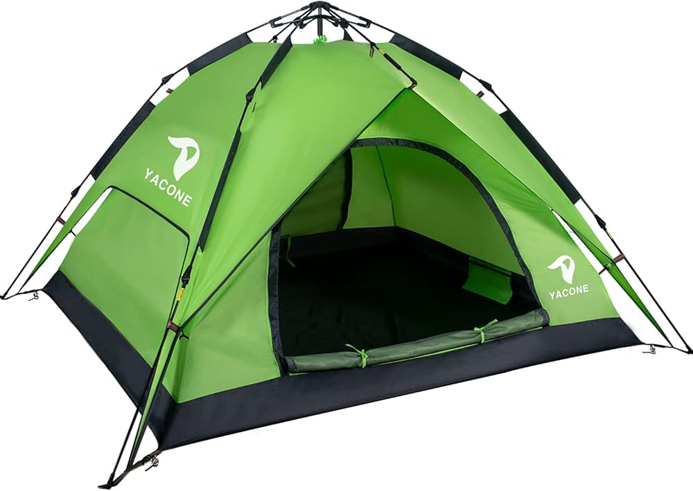 Amazon.co.jp: YACONE テント ワンタッチテント 3～4人用 2WAY テント