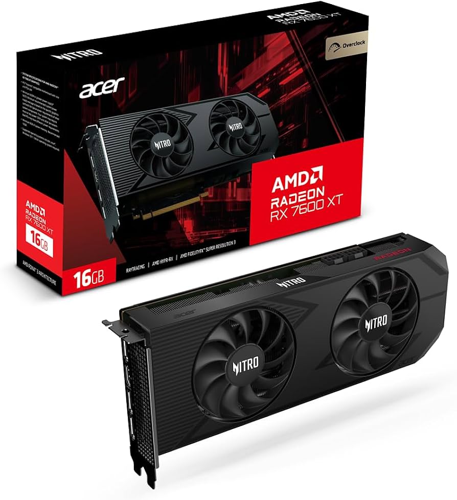 Amazon.com: acer Nitro AMD Radeon RX7600 XT Overclocking Graphics