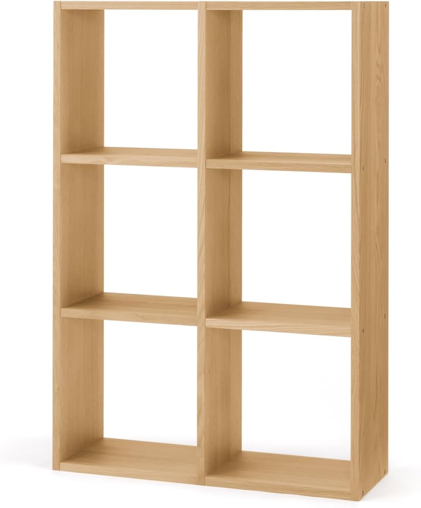 Amazon｜無印良品 スタッキングシェルフセット・3段・オーク材 幅82