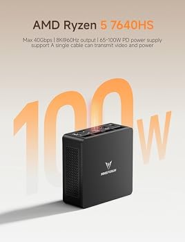 Amazon.com: MINISFORUM UM760 Slim Mini PC, AMD Ryzen 5 7640HS