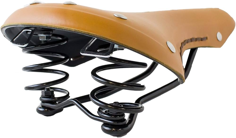 Amazon.co.jp: GORIX ゴリックス レザーサドル 自転車 スプリング