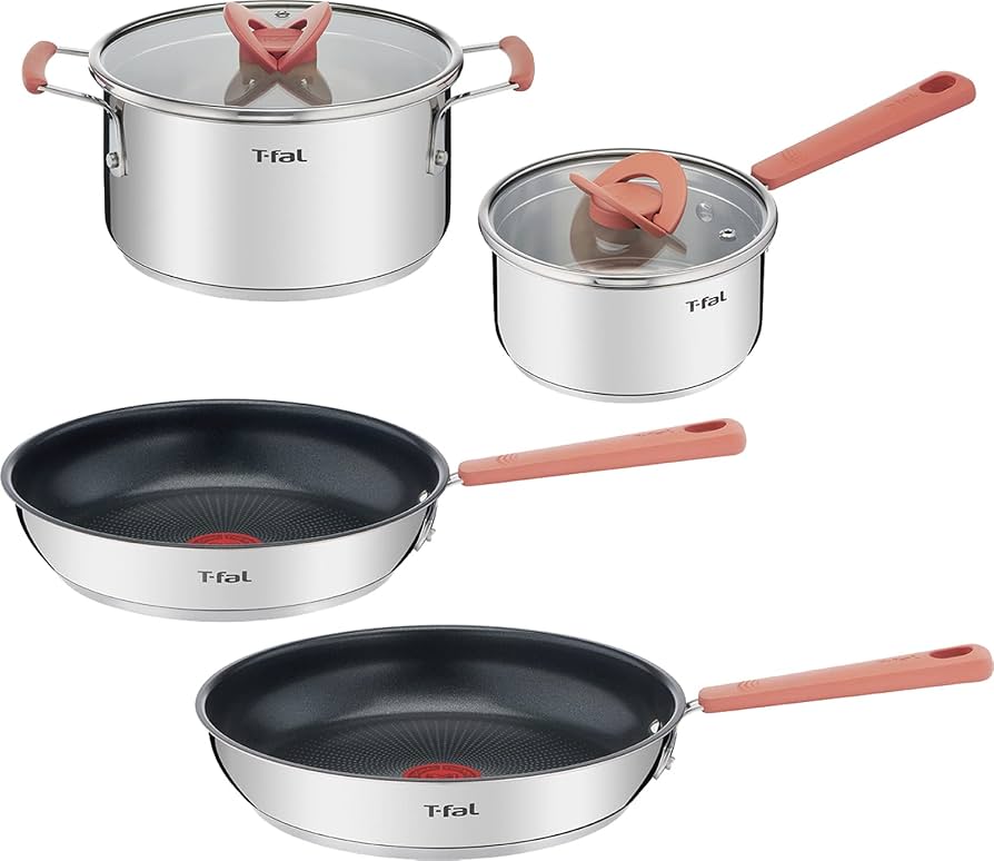 Amazon｜ティファール フライパン 鍋 4点セット IH ガス火対応 PFOA
