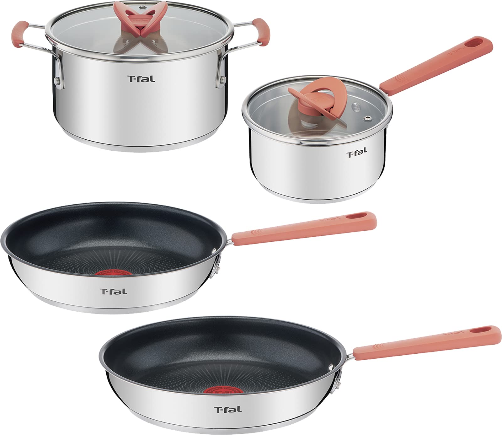 Amazon｜ティファール フライパン 鍋 4点セット IH ガス火対応 PFOA