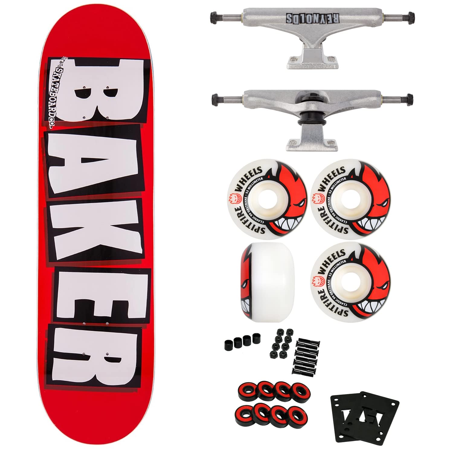 Amazon.com : Baker Skateboard Complete 8.125
