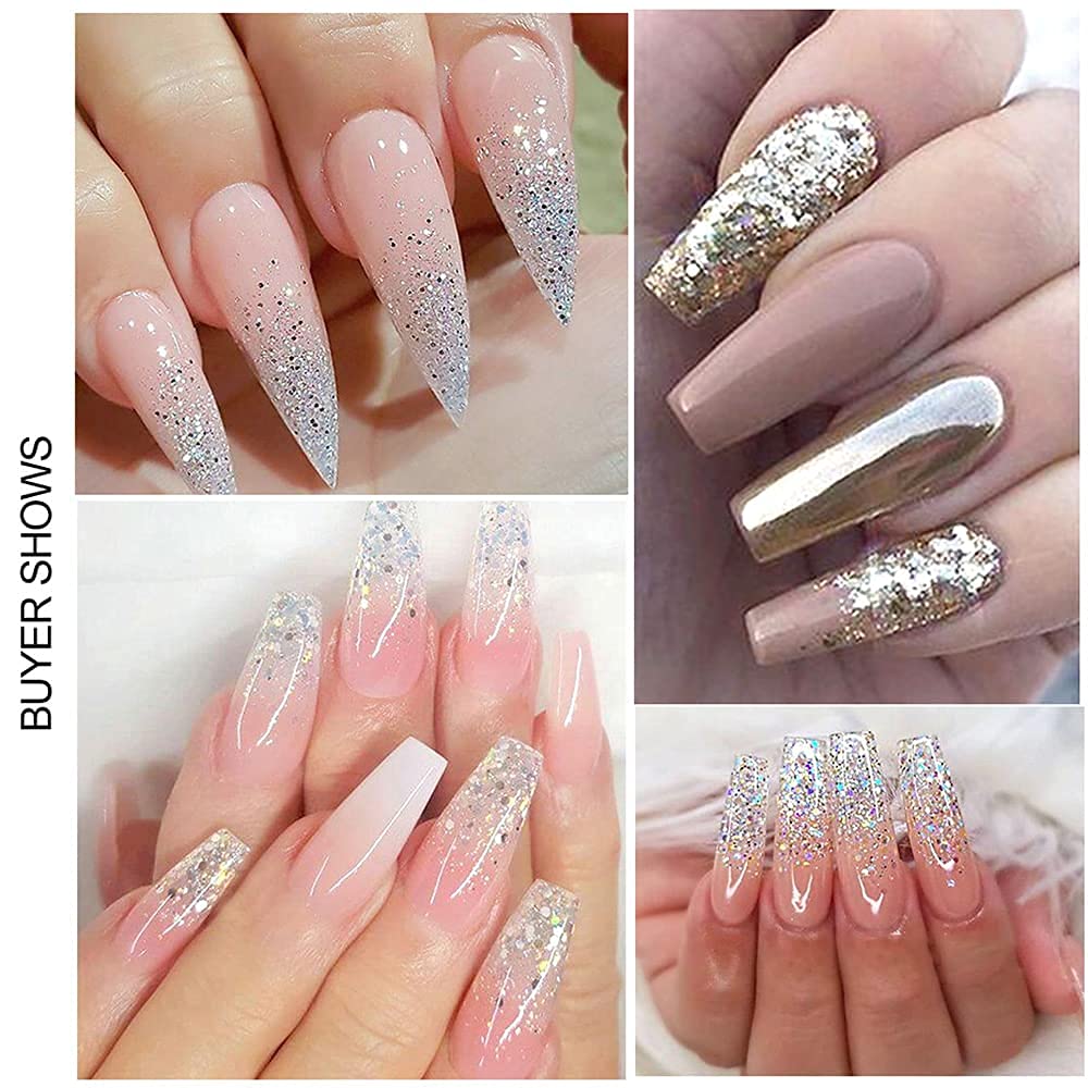 Amazon.co.jp: ホログラフィックネイルグリッタースパンコール ネイル