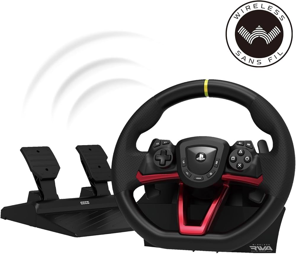 Amazon.com: HORI Wireless Racing Wheel Apex for Playstation 5