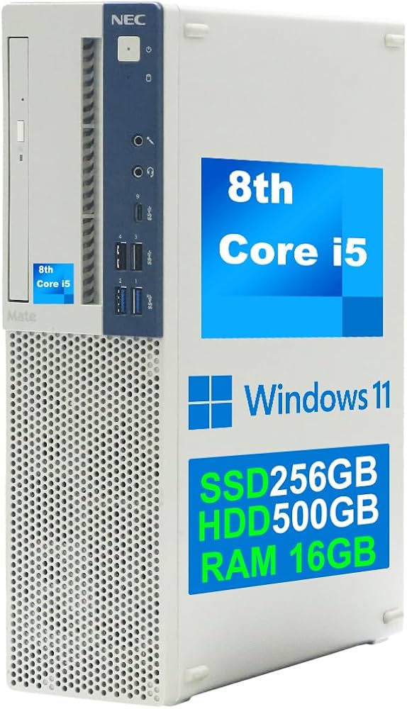 Amazon.co.jp: デスクトップパソコン NEC Mate 整備済 第8世代 Core i5