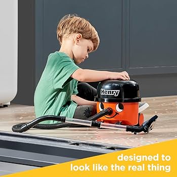 Amazon | Casdon Henry 掃除機 | 3歳以上の子供のおもちゃ | 本物の