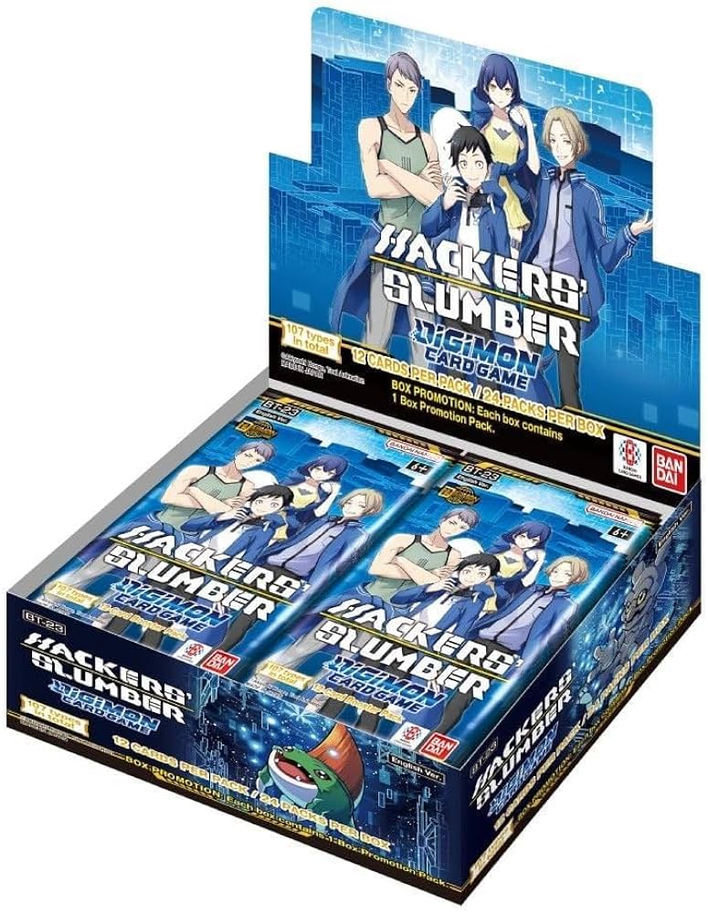 Amazon.com: Booster Box: Digimon Hackers' Slumber (BT23) by Bandai
