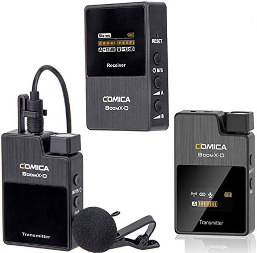 Amazon | COMICA BoomX-D 2.4Gワイヤレス録音マイク Andriod対応 Type