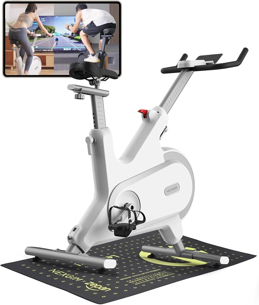 Amazon.co.jp: zepan&nexgim AI フィットネスバイク スピンバイク