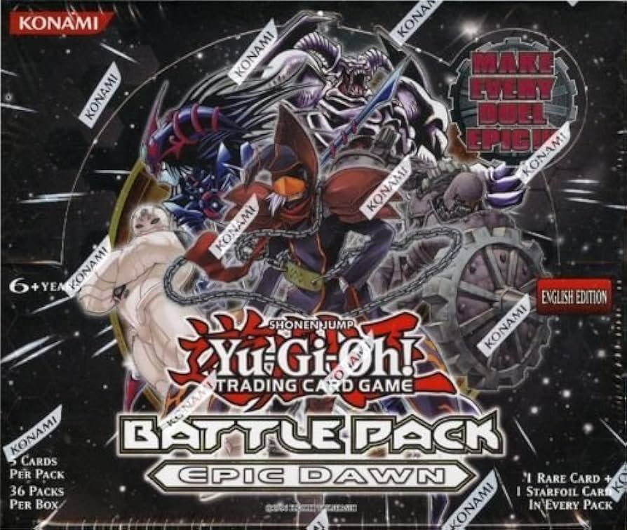 Amazon.com: YuGiOh Epic Dawn Battle Pack Unlimited Booster Box 36