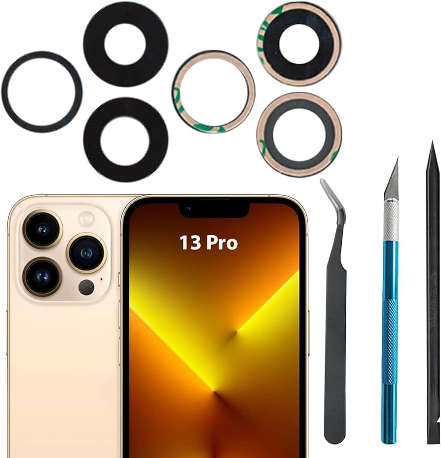 Amazon.com: 13 Pro Back Camera Glass Lens Replacement for iPhone
