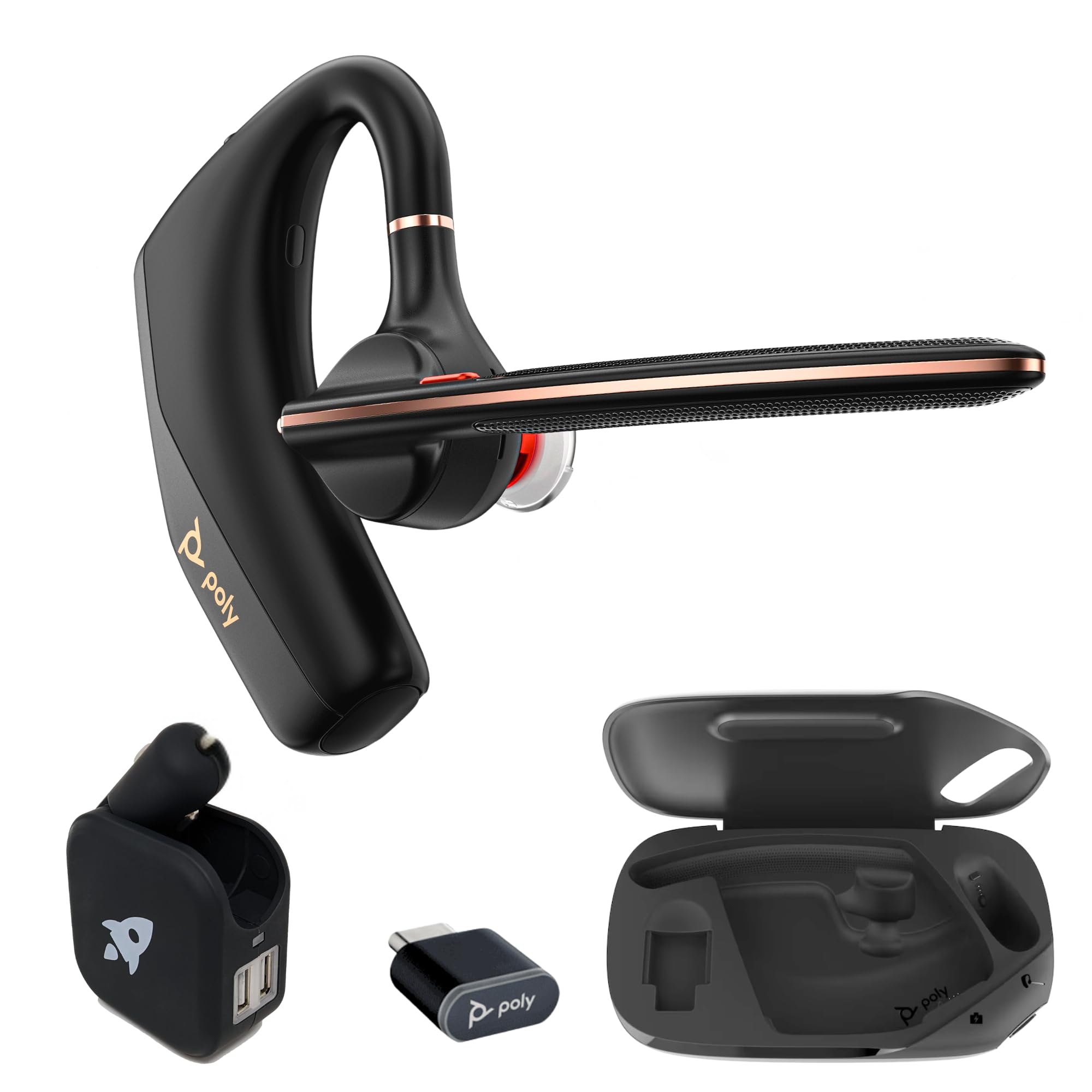 Amazon.com: Poly Voyager Legend 50 UC Bluetooth Headset, Charging