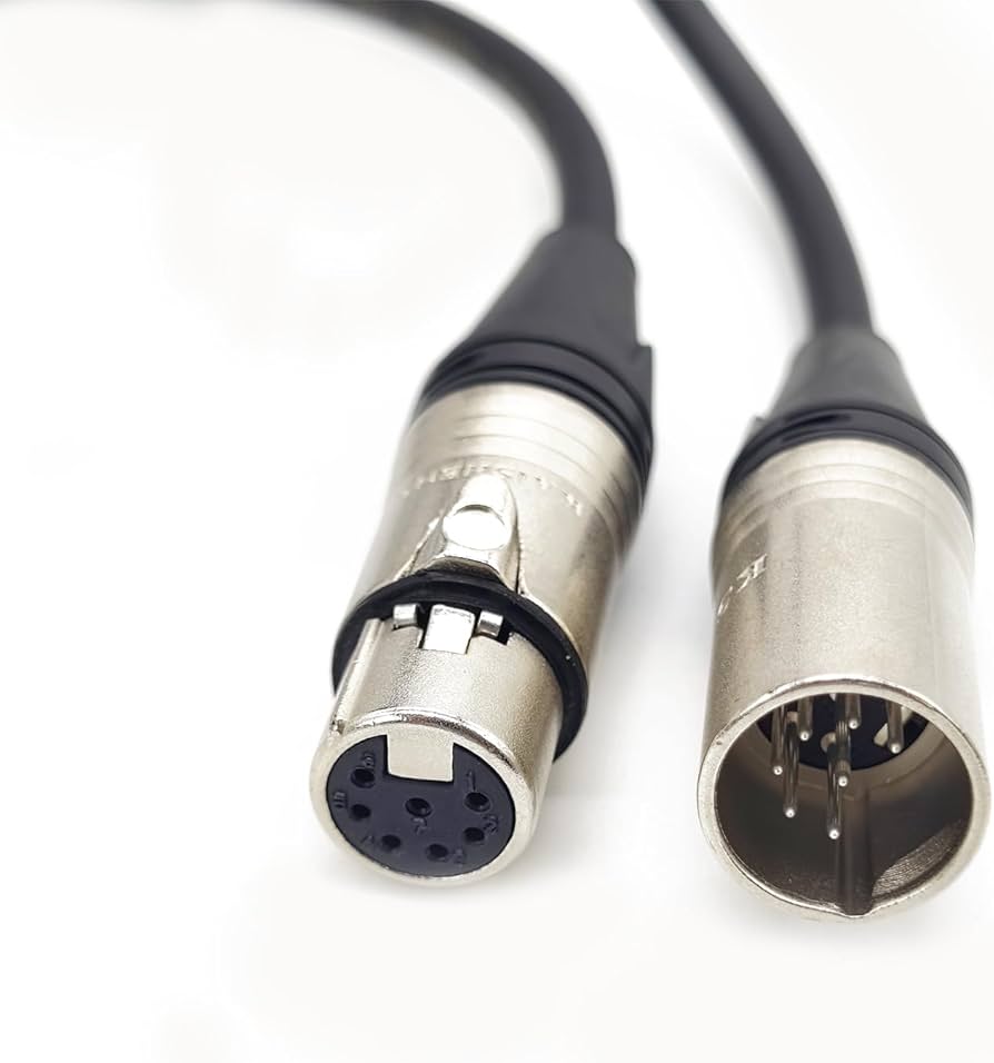 Amazon.co.jp: FOWIUNYE 7ピンXLRケーブルコネクタ、7ピンXLRチューブ