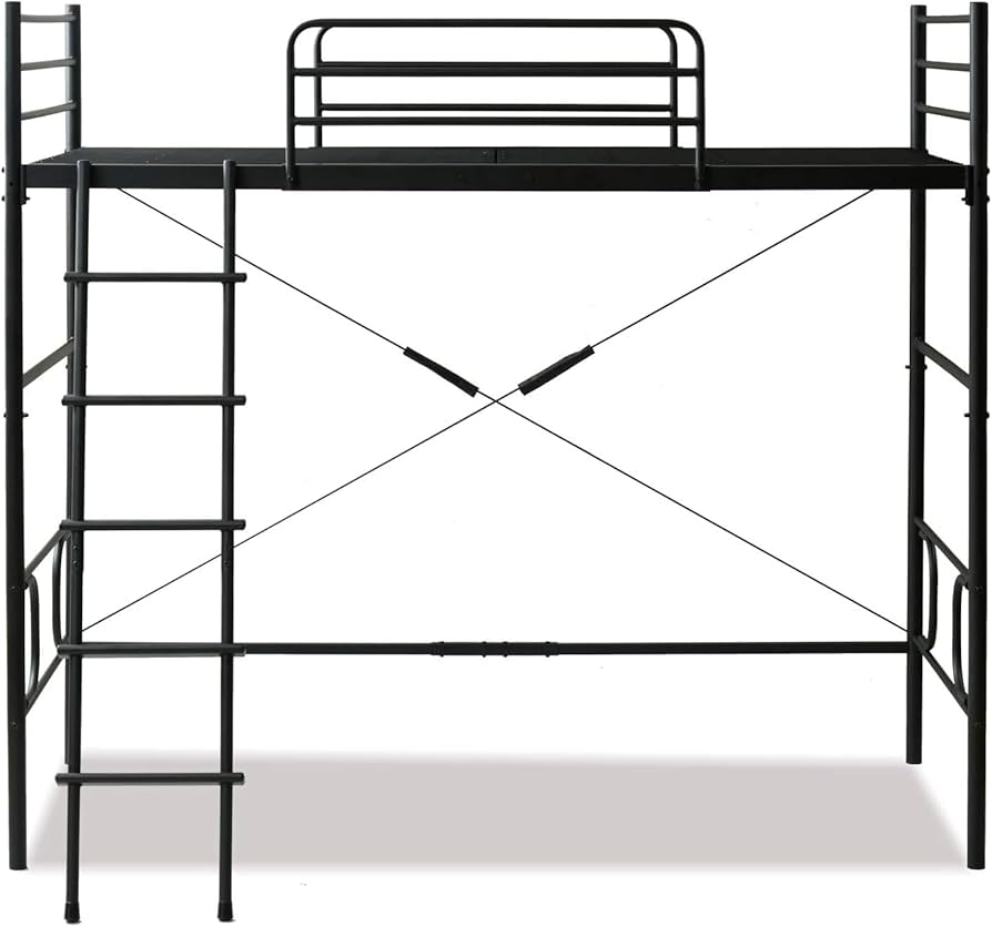 Amazon｜山善(YAMAZEN) ロフトベッド 幅98×奥行204×高さ181(ミドル時89