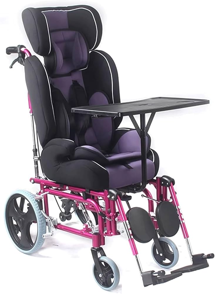 Amazon | 介助型車椅子 折りたたみ式フルリクライニング車椅子子供用