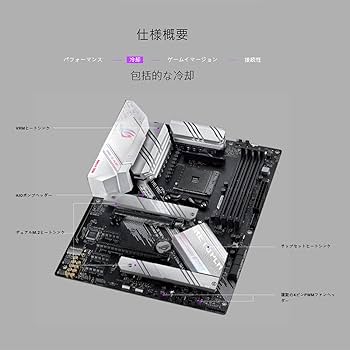 Amazon | ASUS ROG STRIX B550-A GAMING AMD Ryzen 5000シリーズ AM4