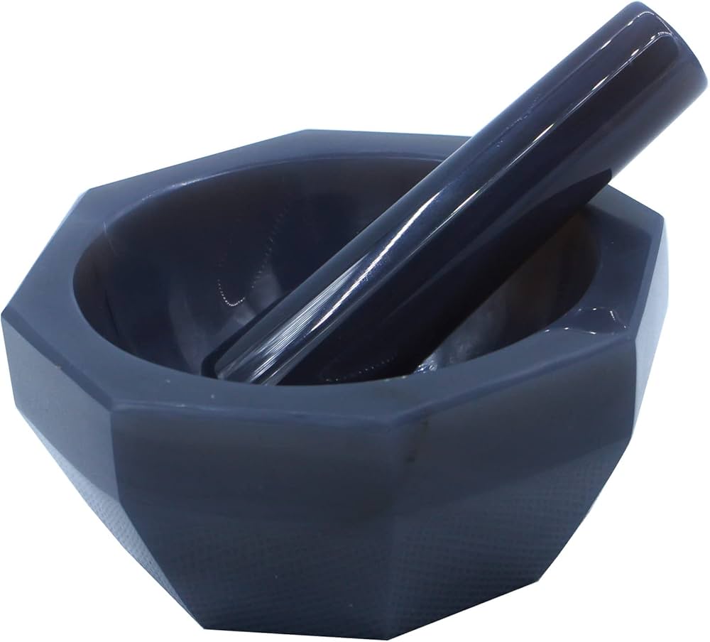 Amazon.co.jp: HCTOOL メノウ乳鉢メノウ乳鉢 メノー乳鉢 乳棒付き 天然