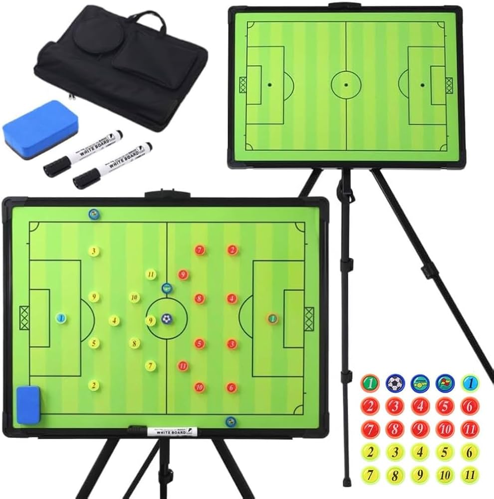 Amazon | iimono117 サッカー 作戦ボード 大型 三脚スタンド 収納袋