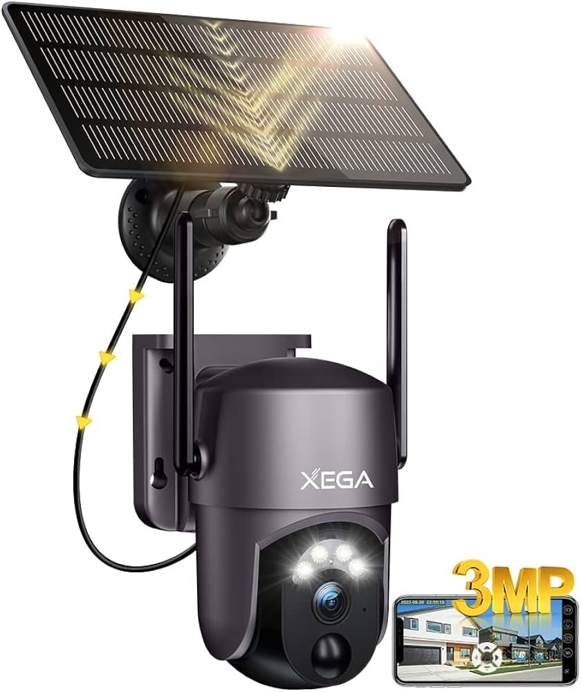 Amazon.co.jp: 【本物3MP·0.2秒快速起動・電源不要】XEGA 防犯カメラ