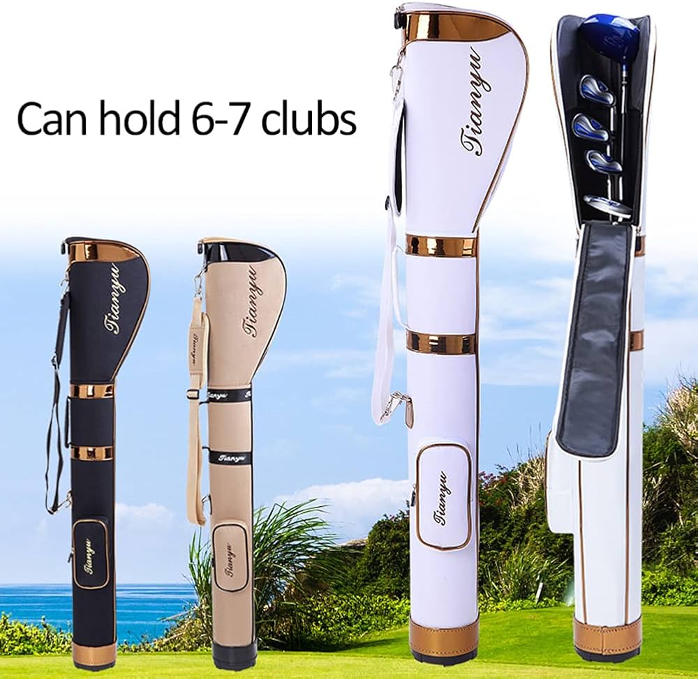 Amazon | ミニキャディバッグ、6〜7のクラブを運ぶ、軽量防水ゴルフ