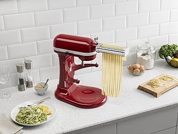 Amazon | KitchenAid KSMPRA パスタローラー&カッターアタッチメント