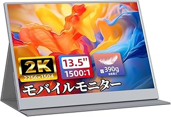 Amazon.co.jp: モバイルモニター cocopar 13.5インチ 2K解像度