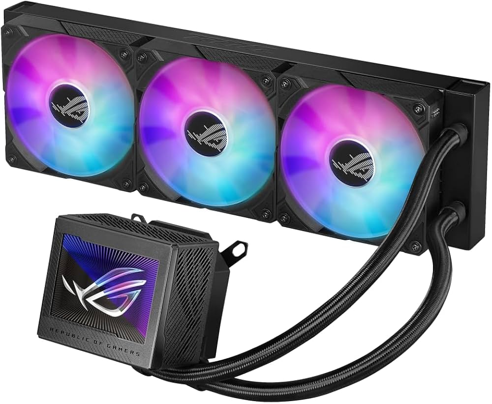 Amazon | ASUS CPUクーラー 360mm オールインワン AIO 水冷 ROG RYUJIN