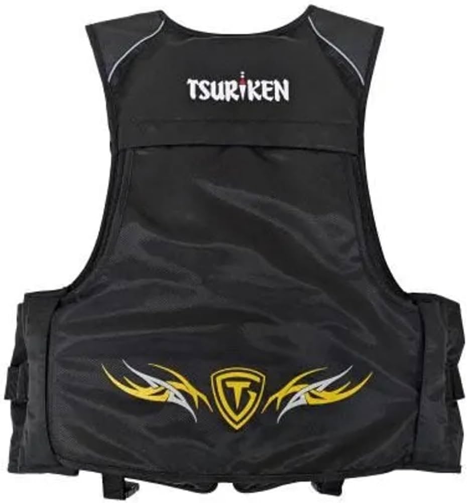 Amazon | 釣研(TSURIKEN) フローティングべストTV251 L ブラック