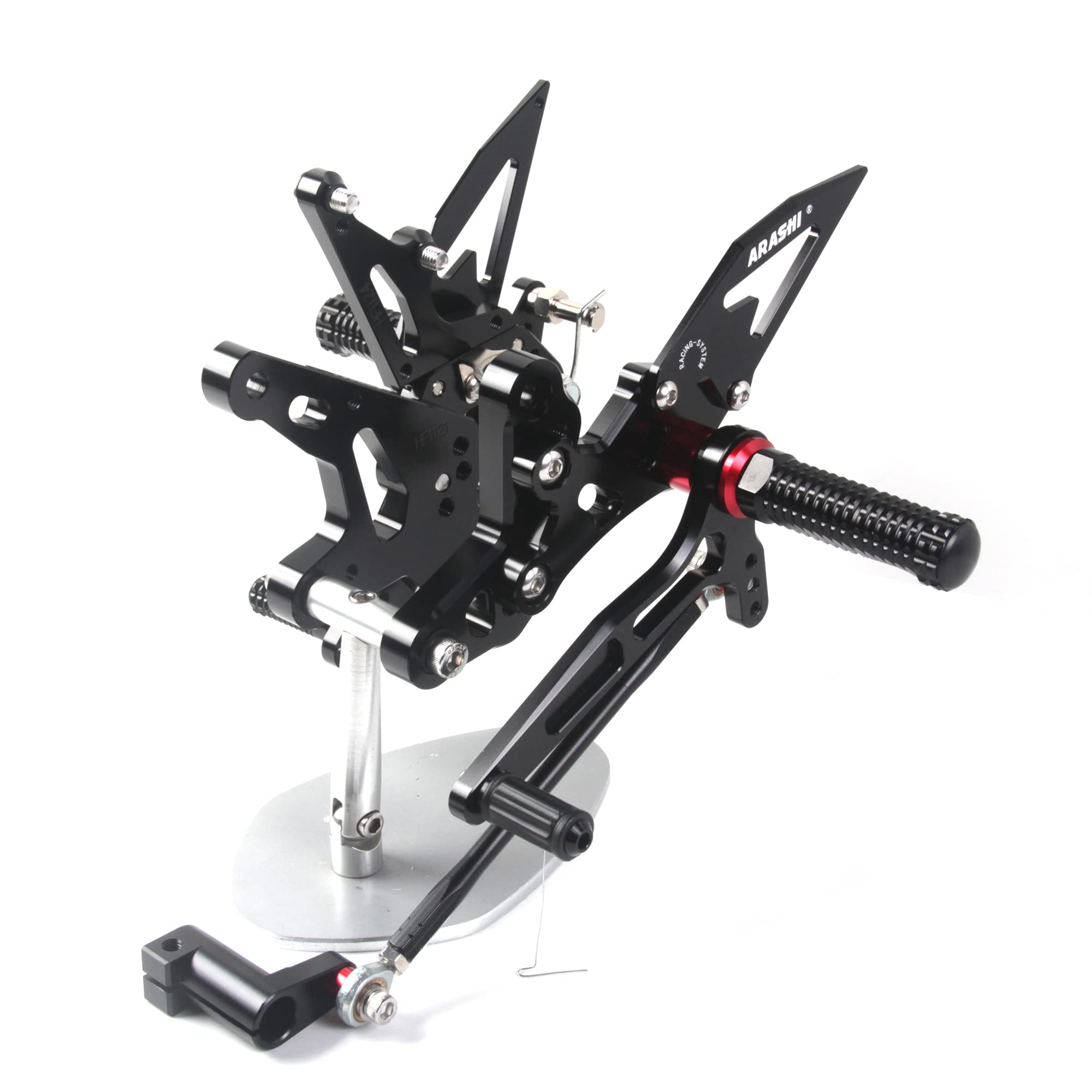 Amazon | Arashi CNC 調整可能 バックステップキット適合車種カワサキ