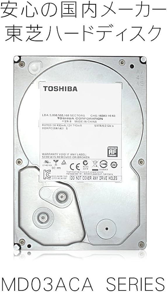 Amazon | 東芝 内蔵 ハードディスク HDD 3.5 インチ Desktop 3TB
