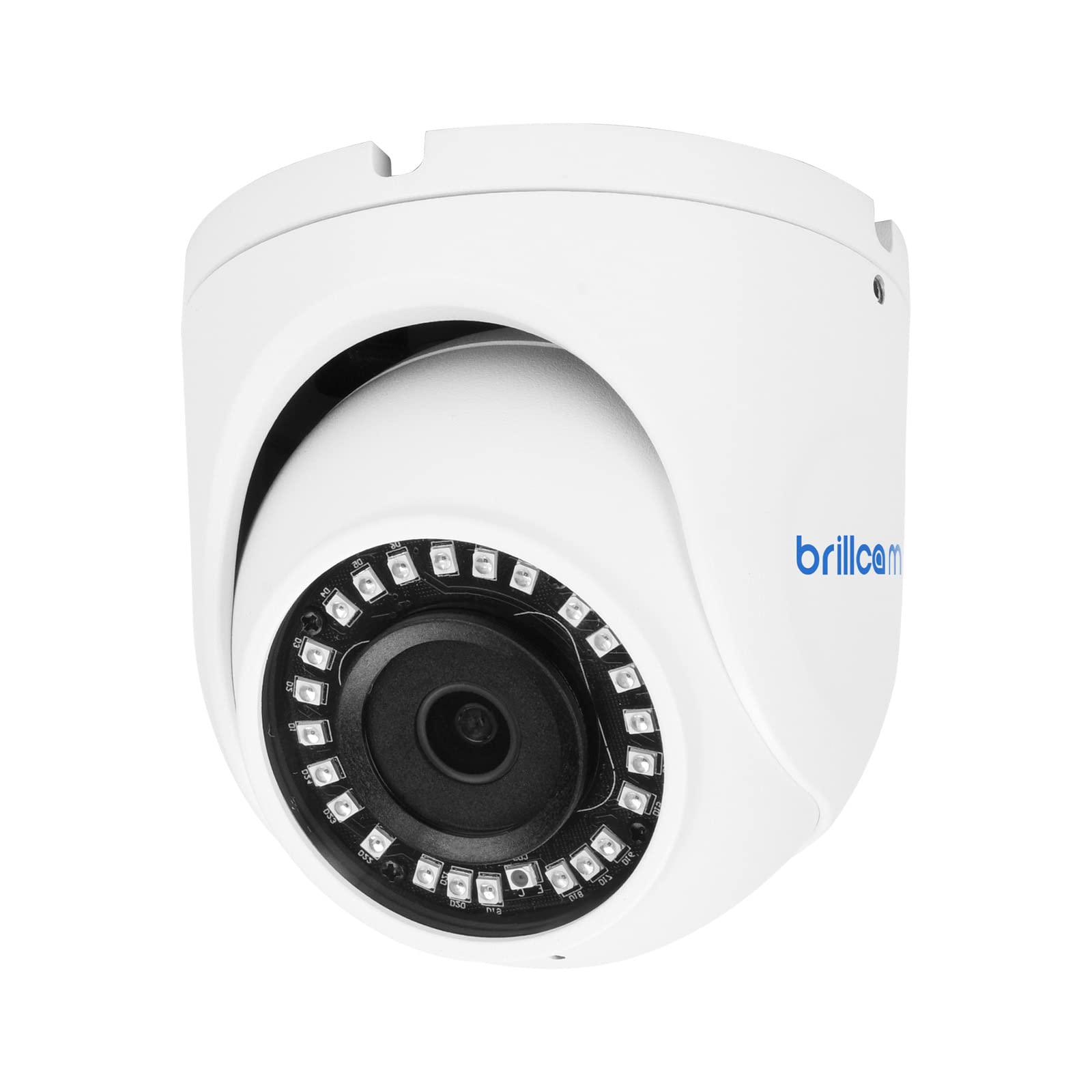 Amazon.co.jp: brillcamドーム型防犯カメラ 屋外 4K 監視カメラ POE IP
