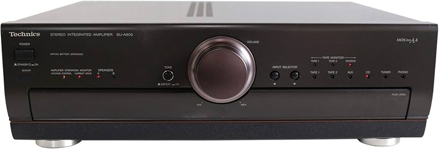 Amazon.co.jp: Technics テクニクス ナショナル SU-A900 (ブラック