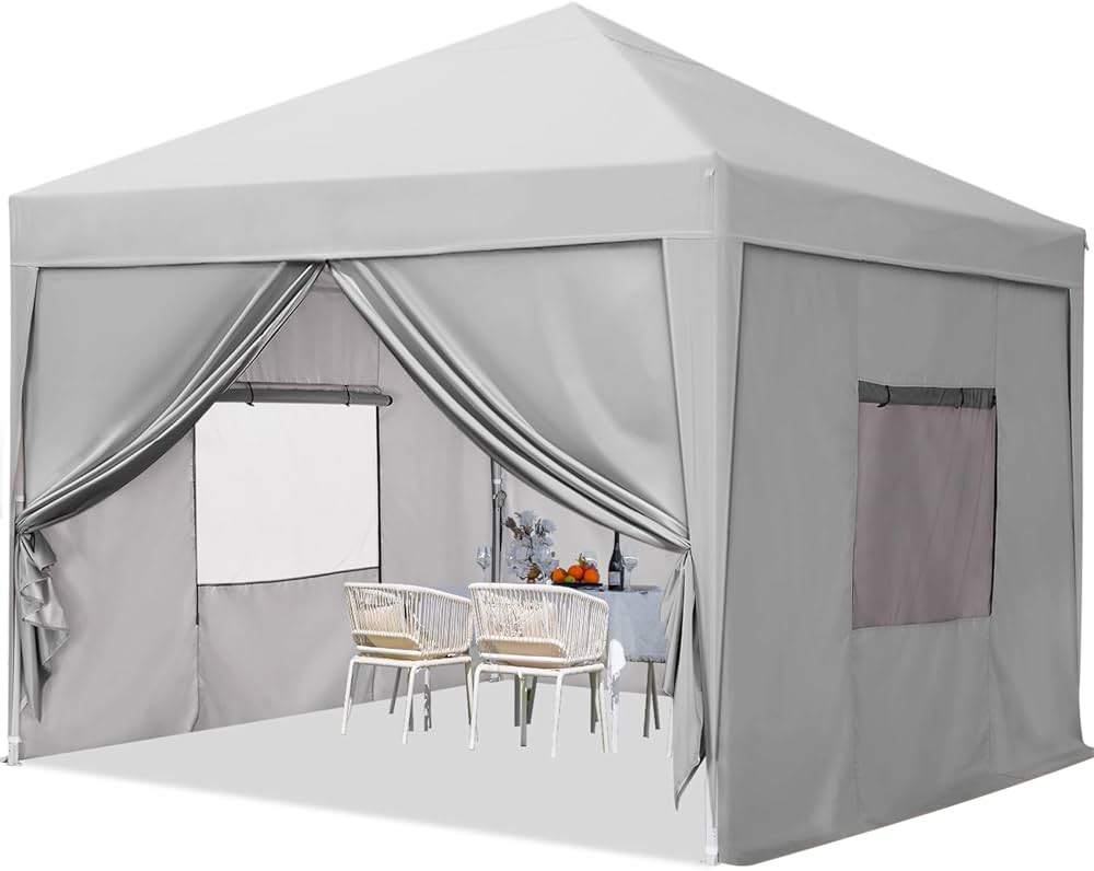 Amazon | ワンタッチ タープテント 3段階調節 3m/2.5m/2m UVカット