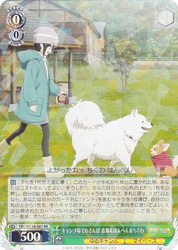 Amazon.co.jp: ヴァイス YRC/W116-001 キャンプ場でおさんぽ 恵那