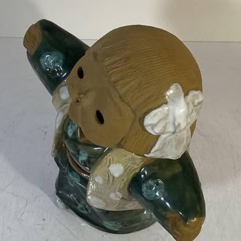 Amazon.co.jp: 常滑焼 大西 元勝 童 童子 土人形 陶器 人形 フィギュ