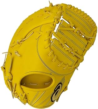 Amazon | asics(アシックス) 野球 軟式用 ファーストミット ゴールド