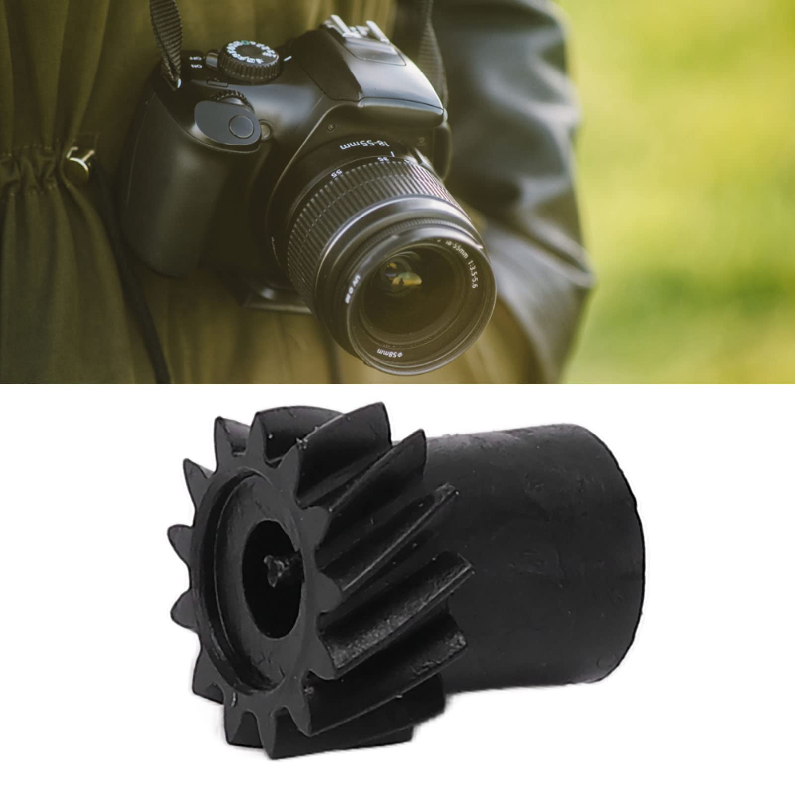 Amazon | カメラアパーチャモーターギア、デジタルカメラ用ブラック