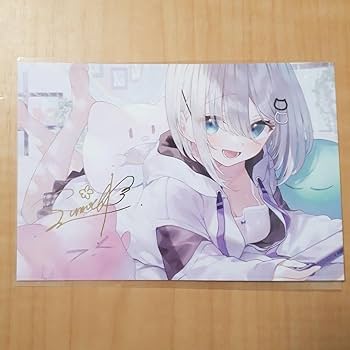 Amazon.co.jp: 花芽すみれ 箔押しサイン入り ポストカード ぶいすぽっ