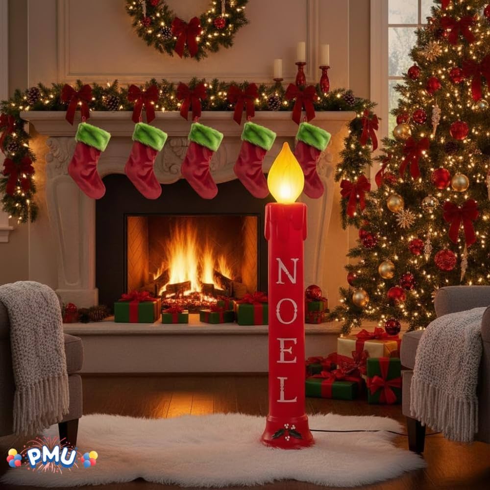 Amazon.co.jp: PMU クリスマスライトアップノエルキャンドル - ブロー