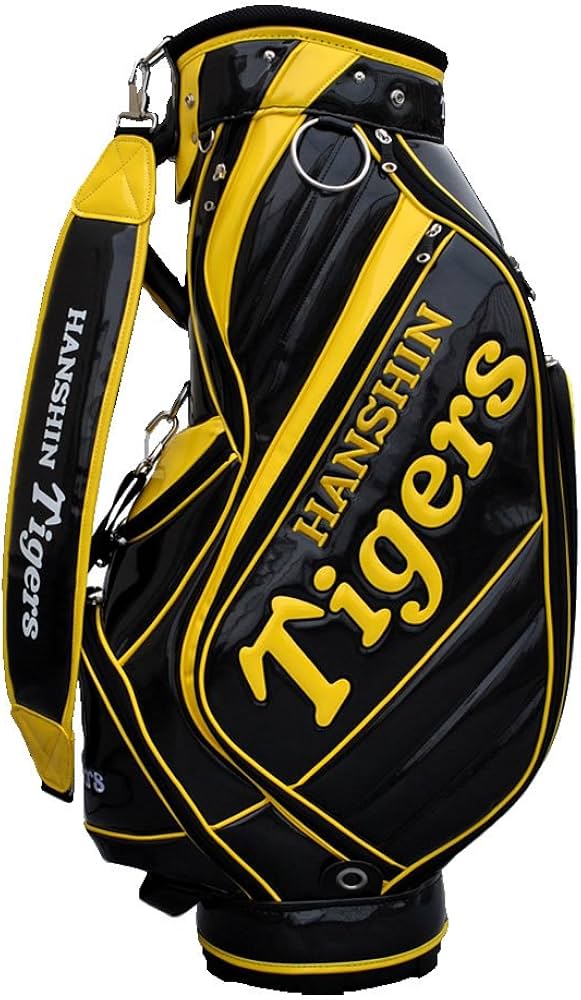 Amazon | 阪神タイガース エナメル キャディバッグ | HANSHIN