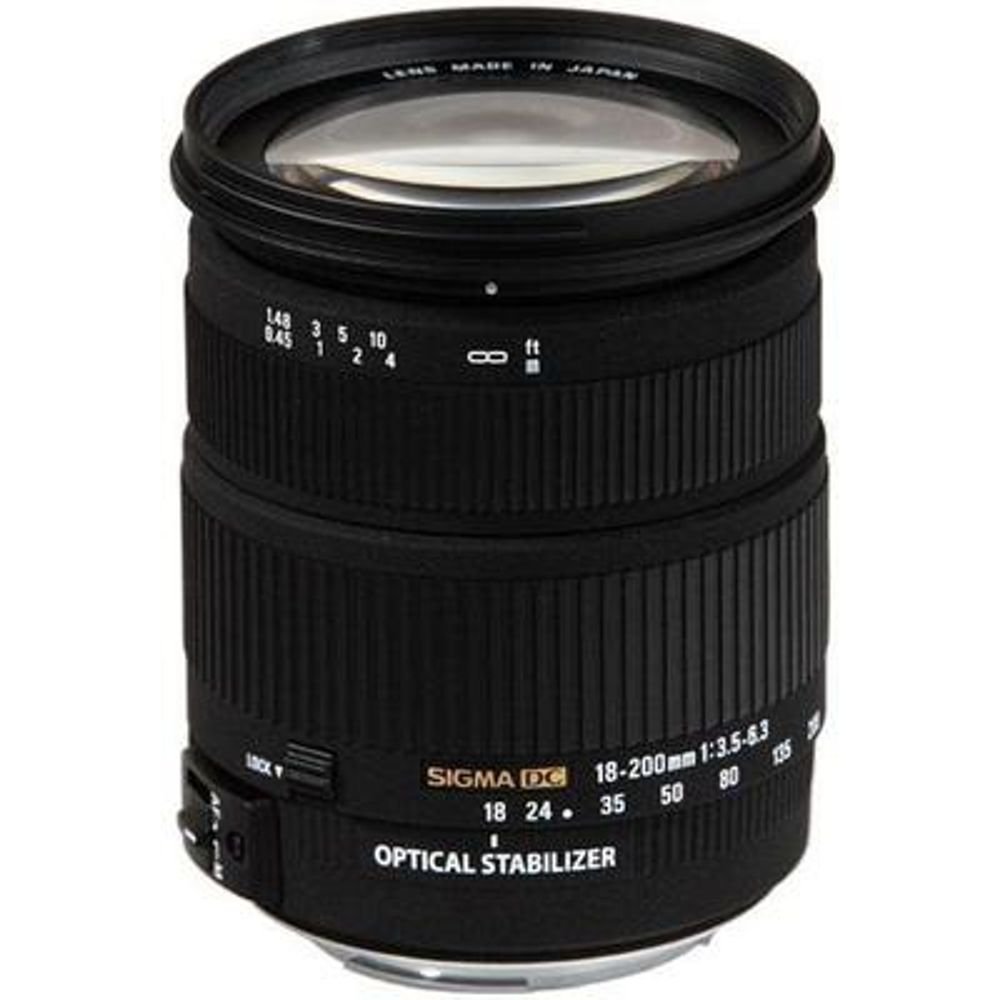 Amazon.com : Sigma 18-200mm f/3.5-6.3 DC Auto Focus OS (Optical