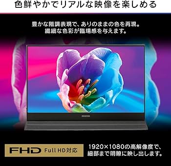 Amazon.co.jp: アイリスオーヤマ モバイルモニター 15.6インチ 軽量